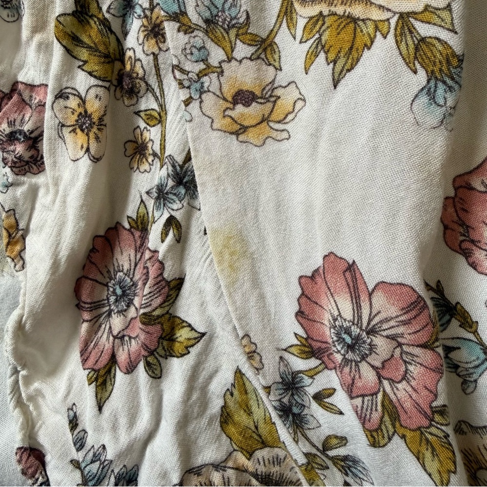 Art Class Fairycore Skirted Floral Romper - Picture 8 of 9